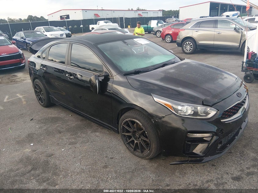 Vin: 3kpf34adxle159422, lot: 46811231, kia forte gt-line 20201