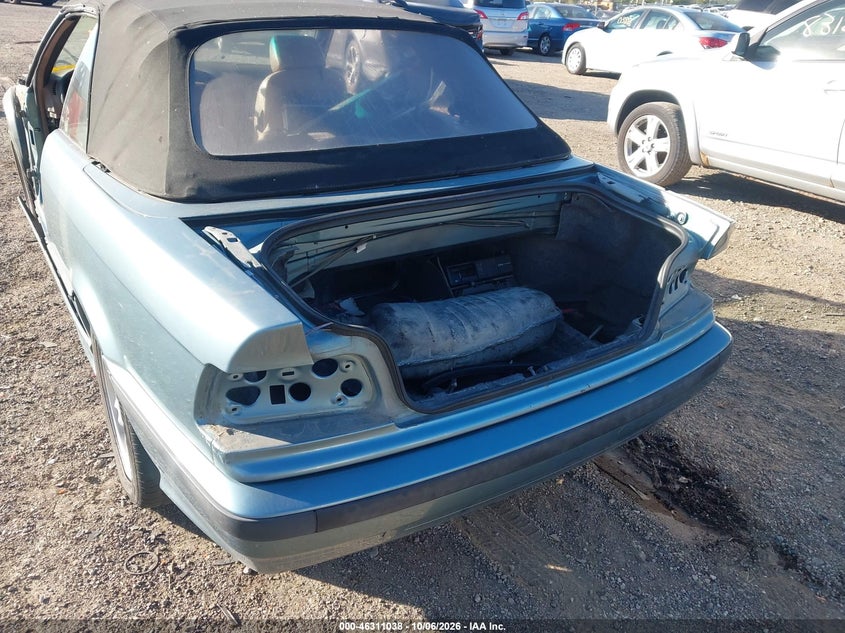 BMW 328IC 1997 VIN WBABK732XVET65236