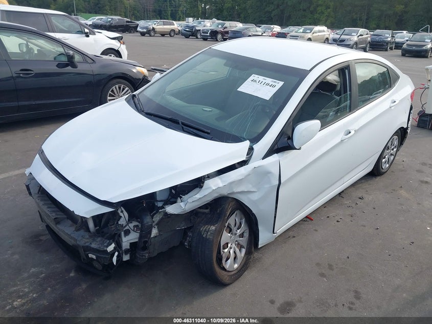 Vin: kmhct4ae5hu194448, lot: 46811240, hyundai accent se 20172