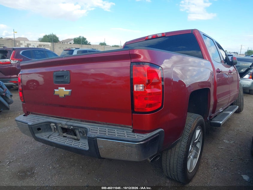 Vin: 3gcpcrec8jg517573, lot: 46811244, chevrolet silverado 1500 1lt 20184