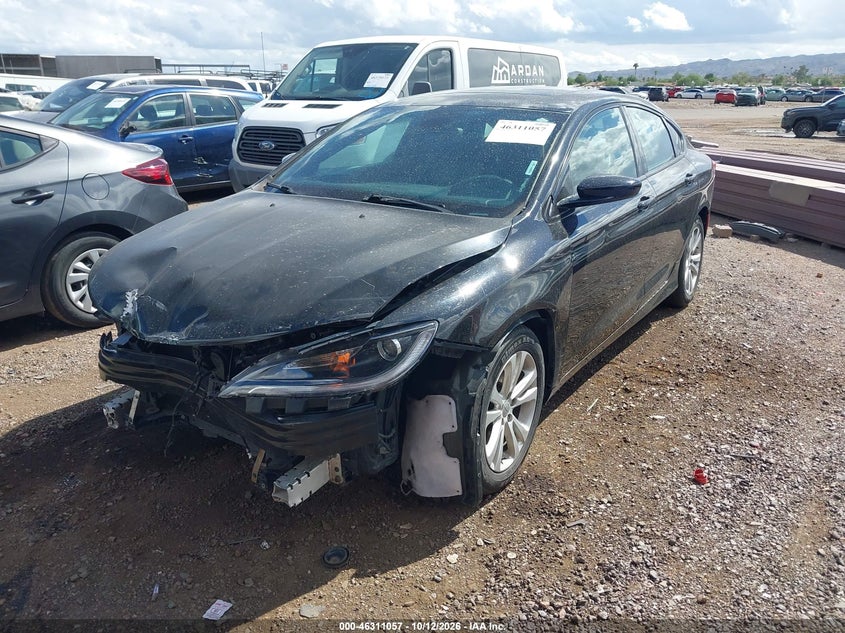 Vin: 1c3cccbb3fn673658, lot: 46811256, chrysler 200 s 20152