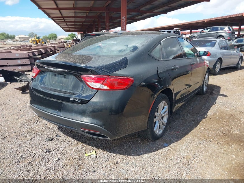 Vin: 1c3cccbb3fn673658, lot: 46811256, chrysler 200 s 20154