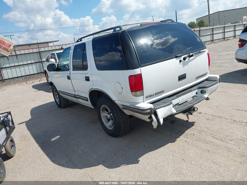 CHEVROLET BLAZER 1998 VIN 1GNCS13W7W2244097