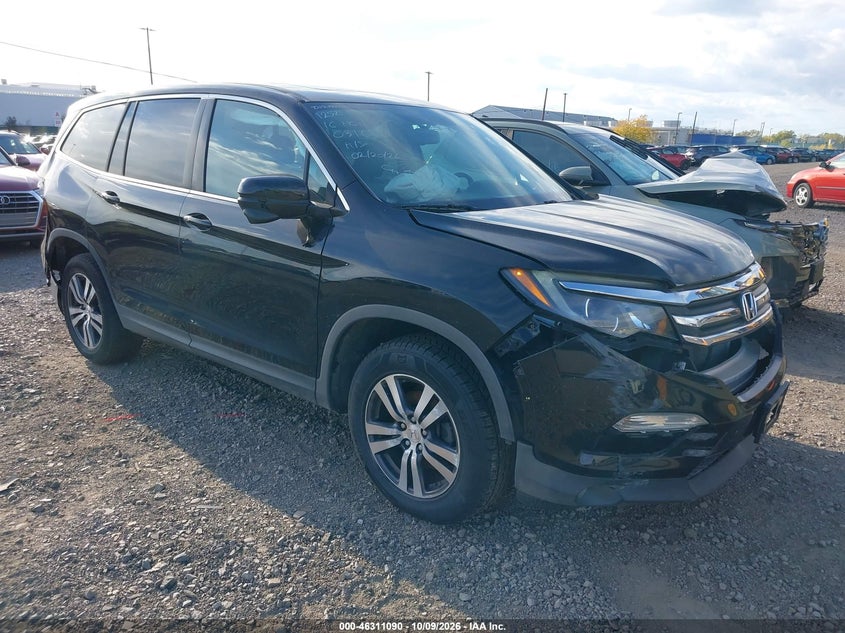 Vin: 5fnyf6h50gb031684, lot: 46811289, honda pilot ex-l 20161