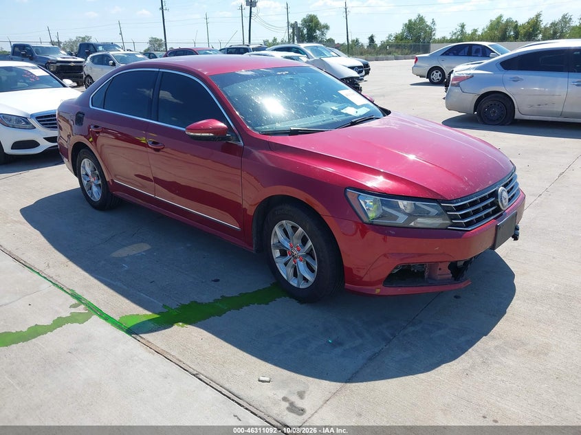 Vin: 1vwat7a3xhc050733, lot: 46811291, volkswagen passat 1.8t s 20171