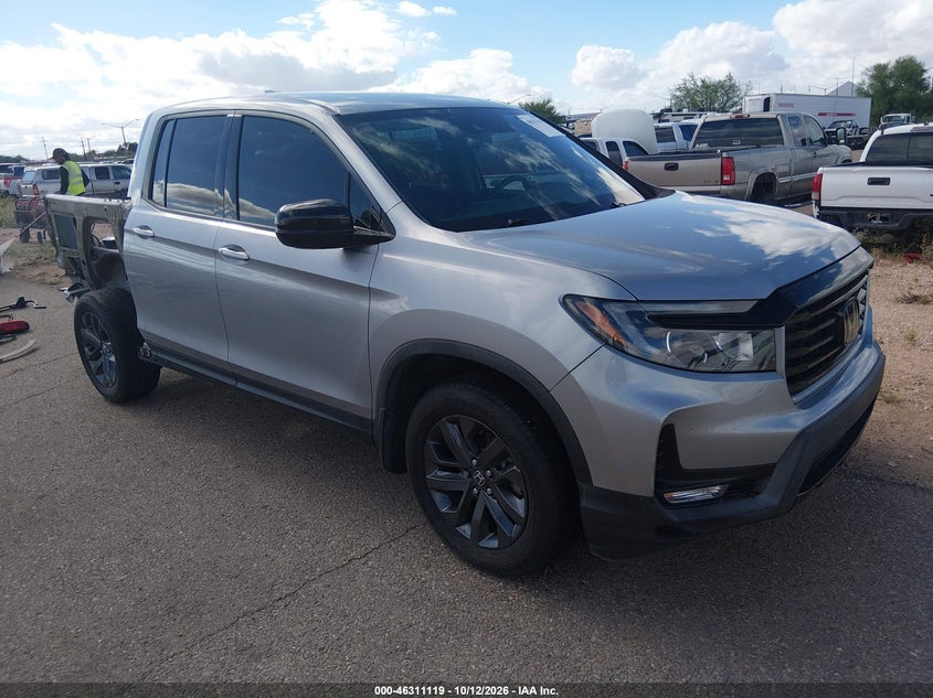 Vin: 5fpyk3f1xmb004442, lot: 46811318, honda ridgeline awd sport 20211