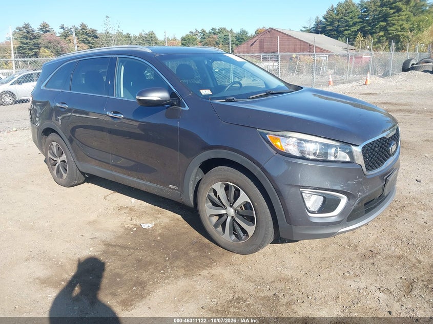 Vin: 5xyphda15jg358986, lot: 46811321, kia sorento 2.0t ex 20181