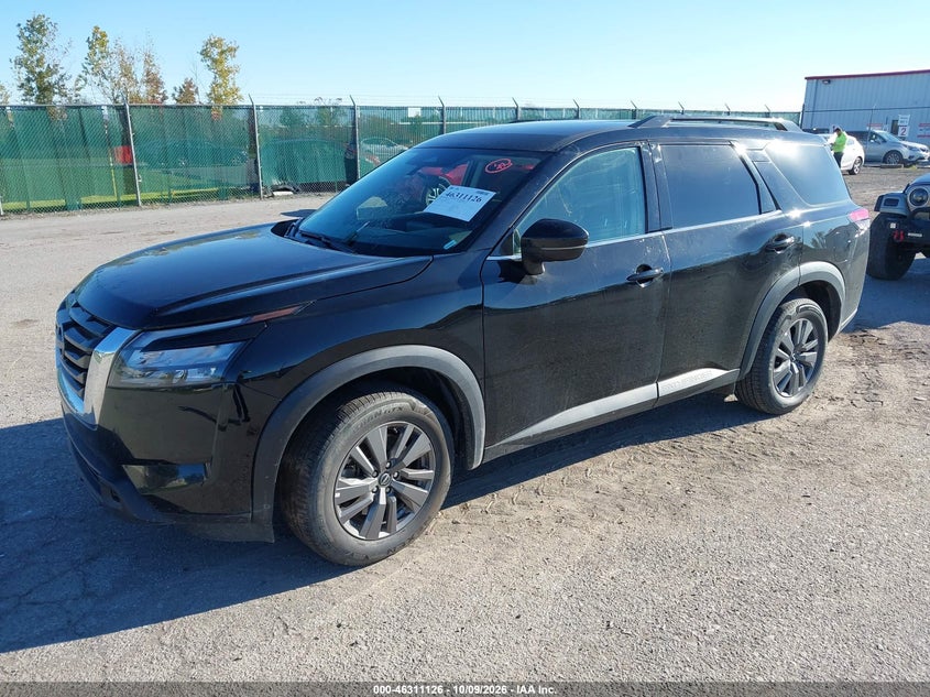 Vin: 5n1dr3ba8sc210700, lot: 46811325, nissan pathfinder sv fwd 20252