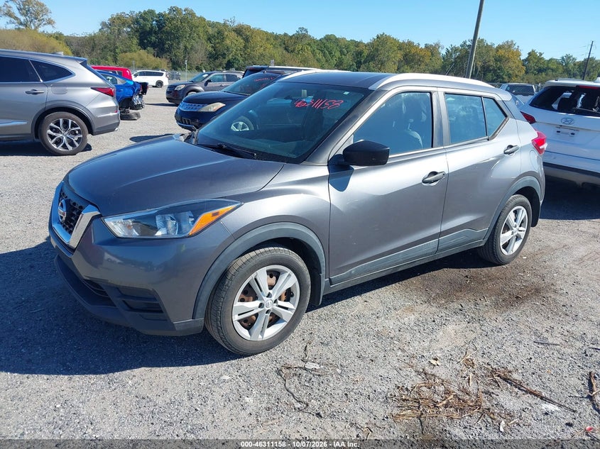 Vin: 3n1cp5cu2kl568988, lot: 46811357, nissan kicks s 20192