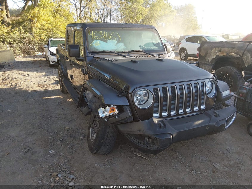Vin: 1c6hjtfg8pl504091, lot: 46811360, jeep gladiator overland 4x4 20231