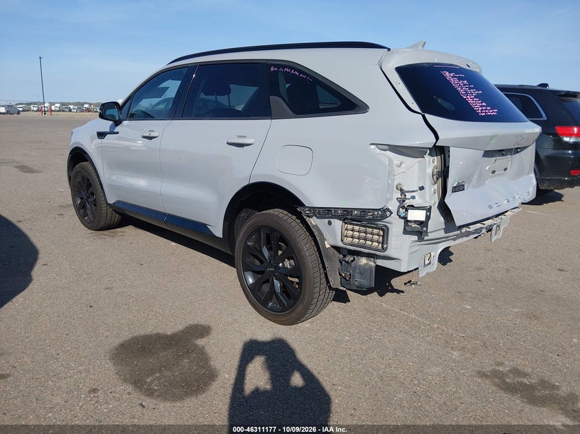 Vin: 5xyrkdlf9ng106036, lot: 46811376, kia sorento sx 20223