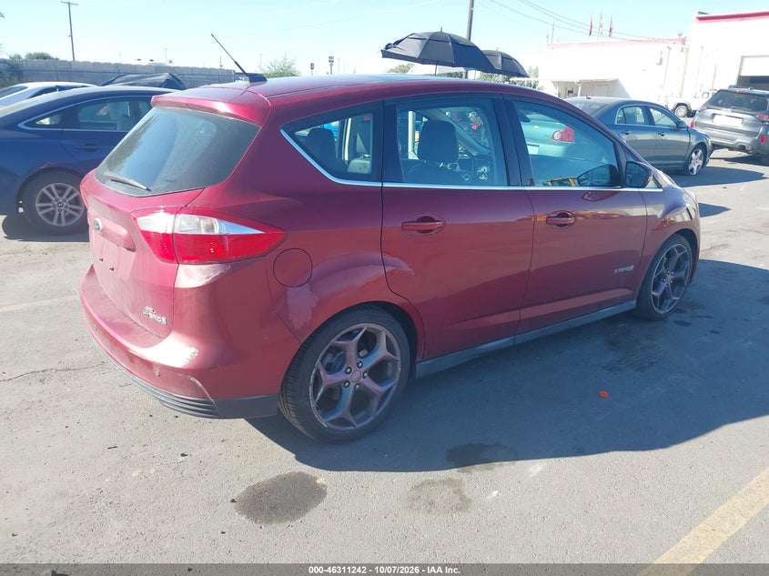 Vin: 1fadp5bu5dl513264, lot: 46811442, ford c-max hybrid sel 20134