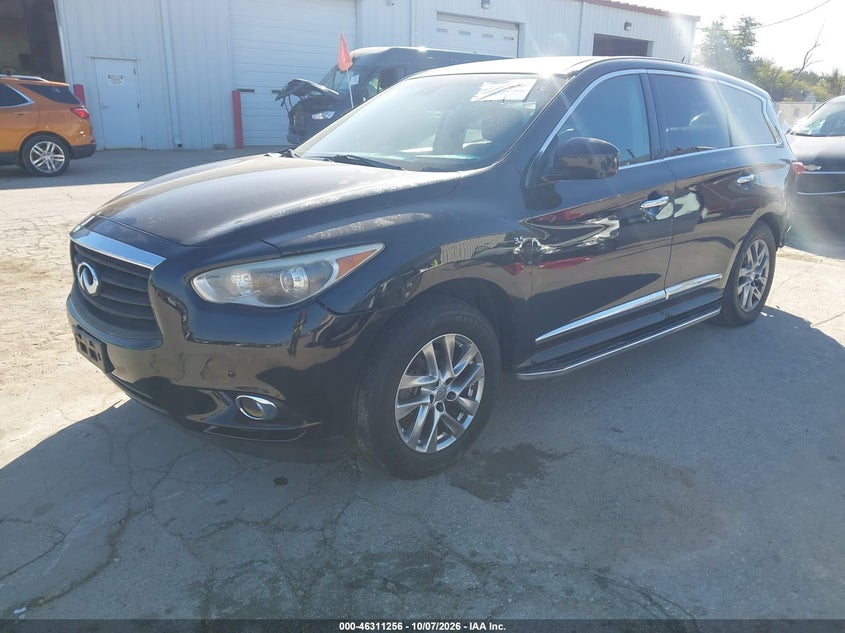 Vin: 5n1al0mm4ec502665, lot: 46811456, infiniti qx60 20142
