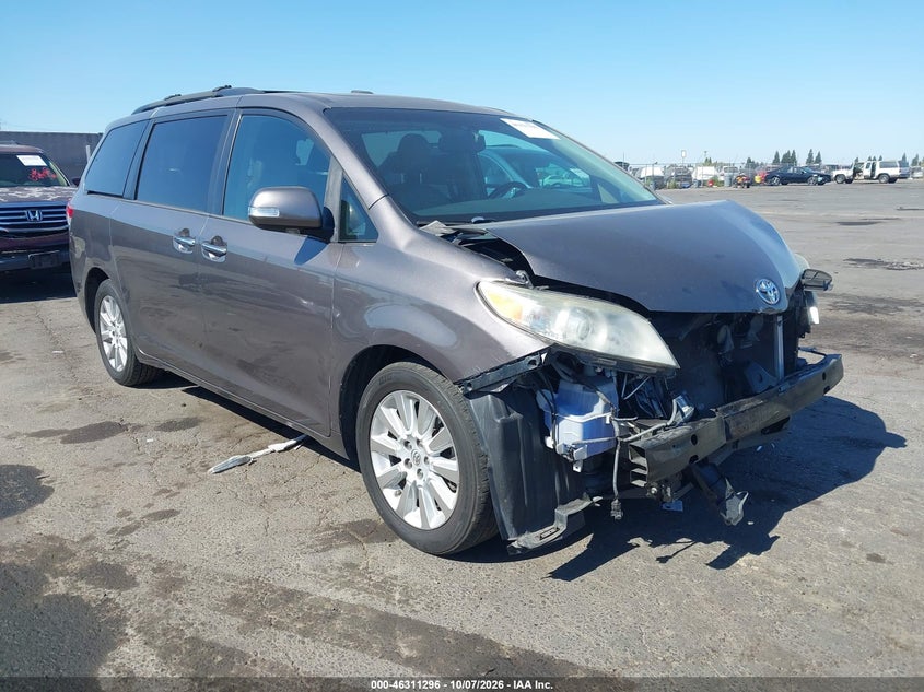 Vin: 5tddk3dc8ds059978, lot: 46811496, toyota sienna limited 7 passenger 2013 img_1