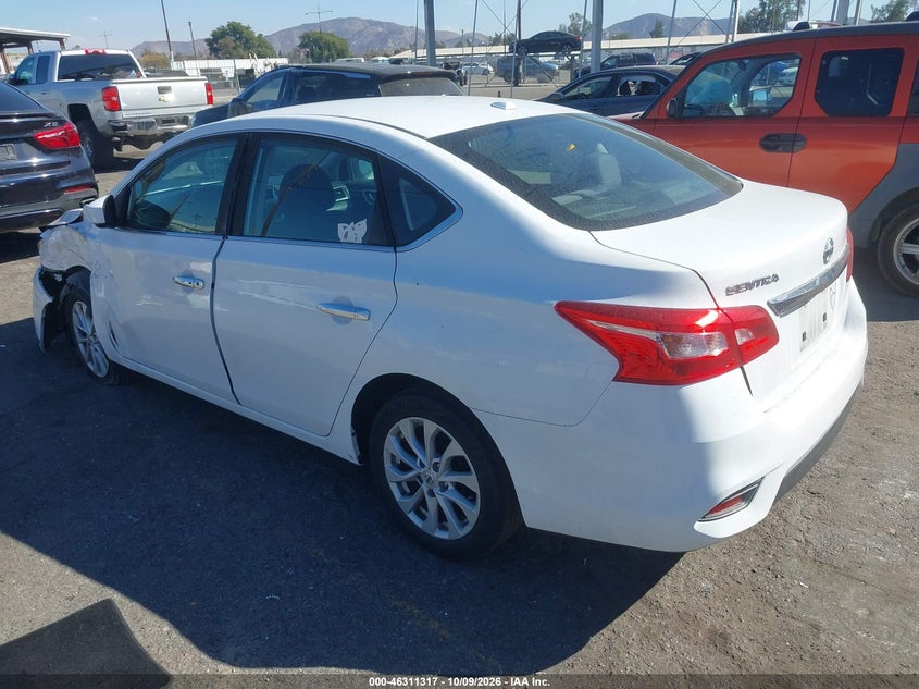 Vin: 3n1ab7ap3kl613306, lot: 46811517, nissan sentra sv 20193