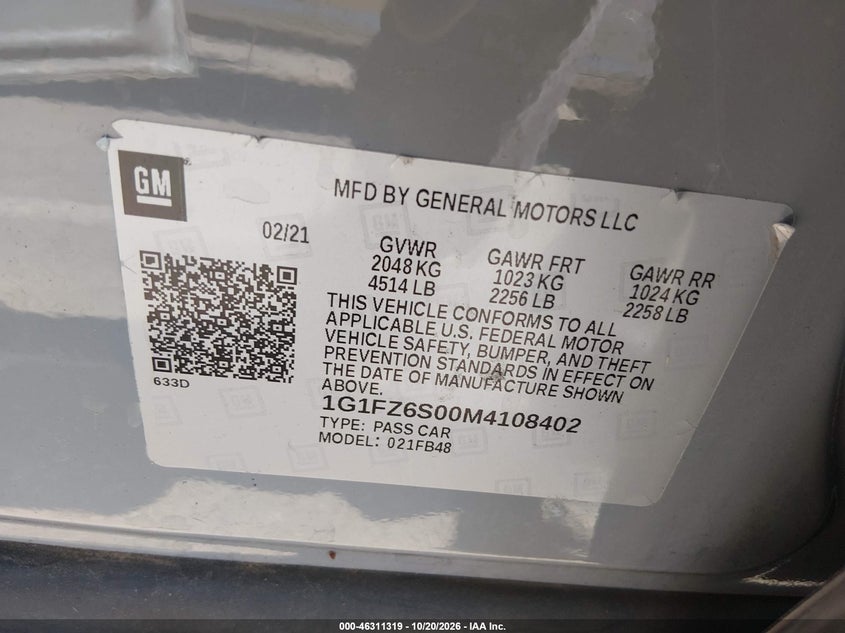 CHEVROLET BOLT EV