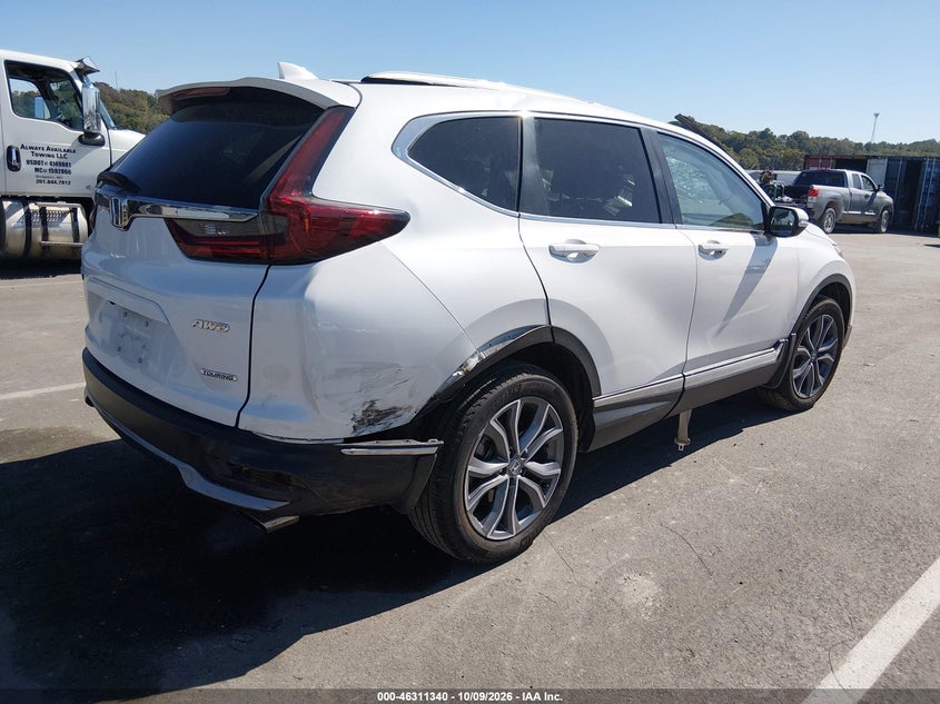 Vin: 5j6rw2h93ml005292, lot: 46811540, honda cr-v awd touring 20214