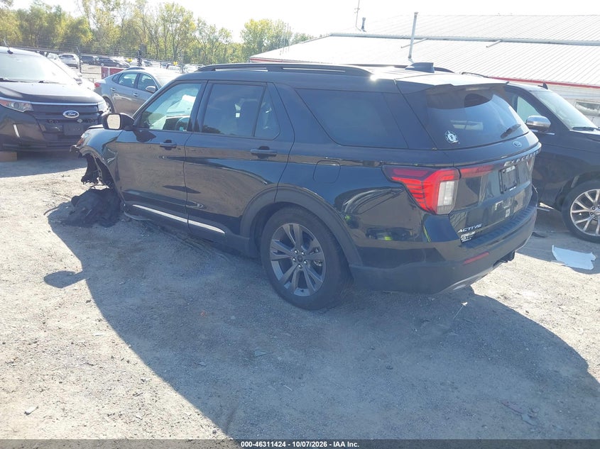 Vin: 1fmuk8dh4sgc64032, lot: 46811624, ford explorer active 20253