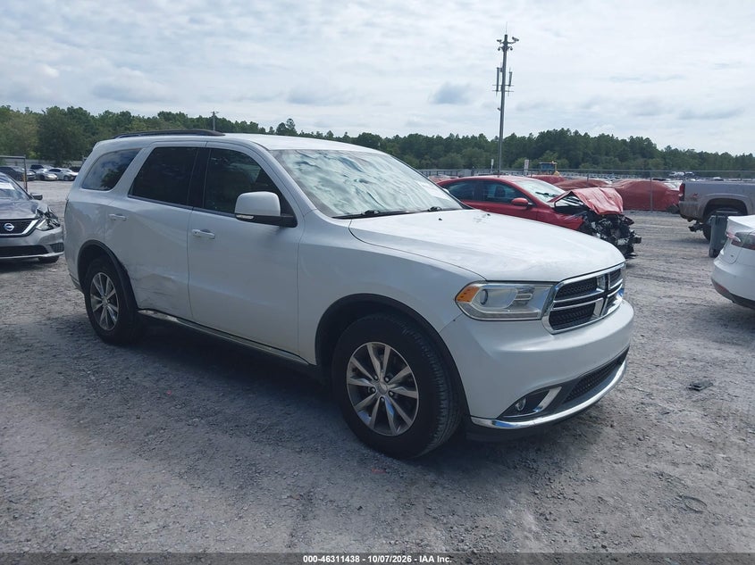 Vin: 1c4rdhdg8ec599687, lot: 46811638, dodge durango limited 20141