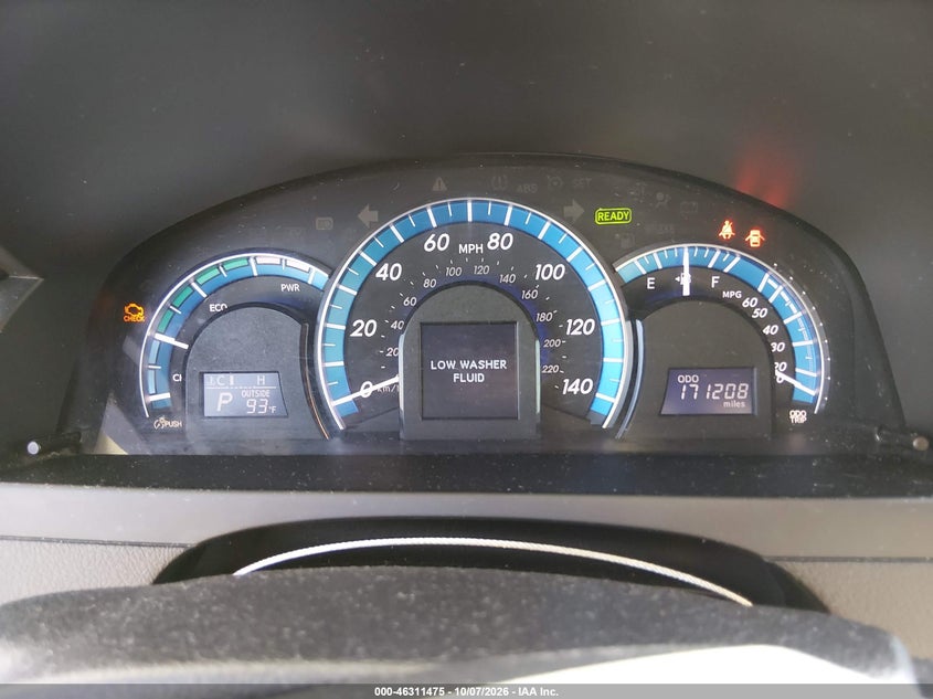 TOYOTA CAMRY HYBRID 2014 VIN 4T1BD1FK3EU129258