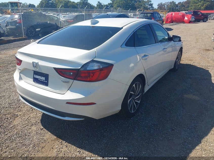 Vin: 19xze4f92le010434, lot: 46811763, honda insight touring 20204