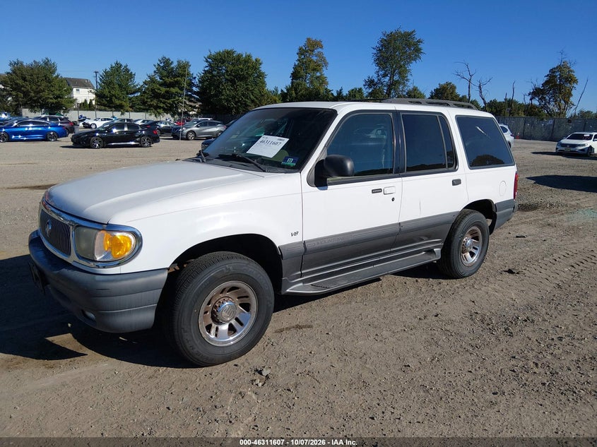 MERCURY MOUNTAINEER 2000 VIN 4M2DU86P7YUJ17565