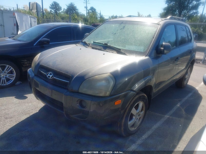 HYUNDAI TUCSON 2007 VIN KM8JM12B97U562958