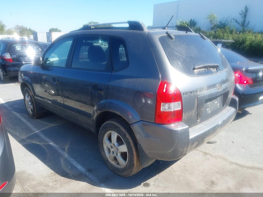 HYUNDAI TUCSON 2007 VIN KM8JM12B97U562958
