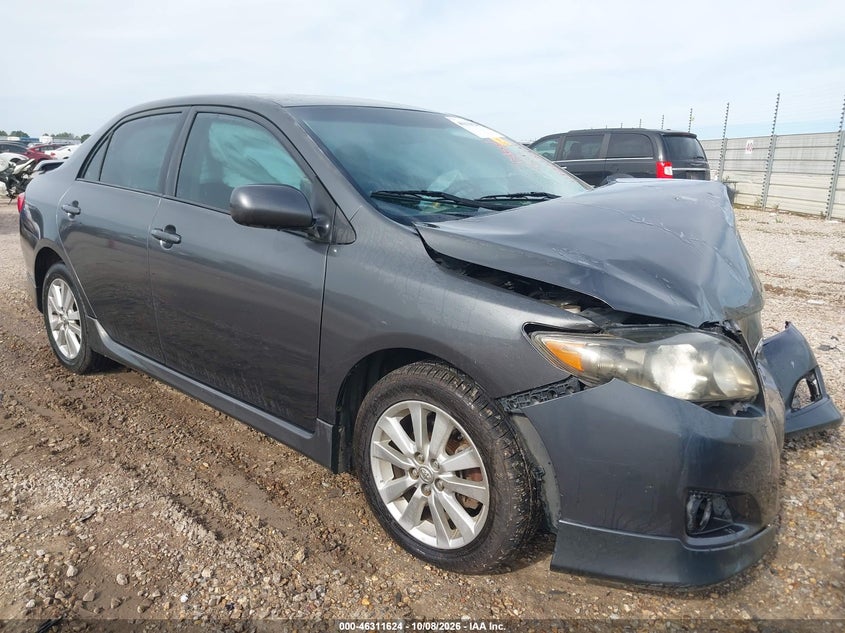 Vin: 2t1bu4ee0ac443961, lot: 46811824, toyota corolla s 20101