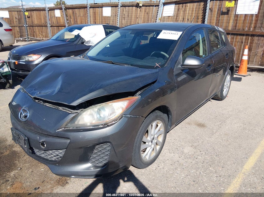 Vin: jm1bl1l70d1843324, lot: 46811861, mazda mazda3 i touring 20132
