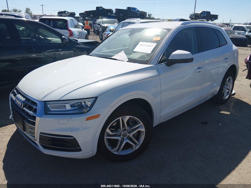Vin: wa1anafy6k2125076, lot: 46811865, audi q5 45 premium 20192