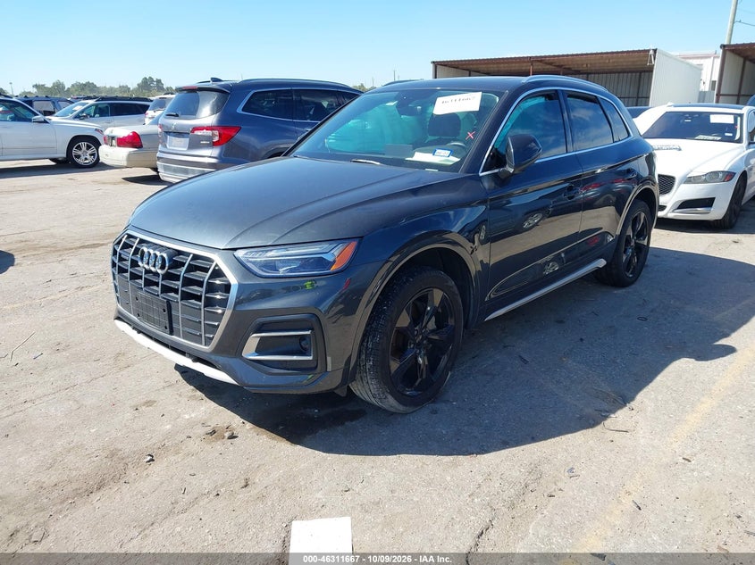 Vin: wa1aaafy9m2114927, lot: 46811867, audi q5 premium 45 tfsi quattro s tronic 20212