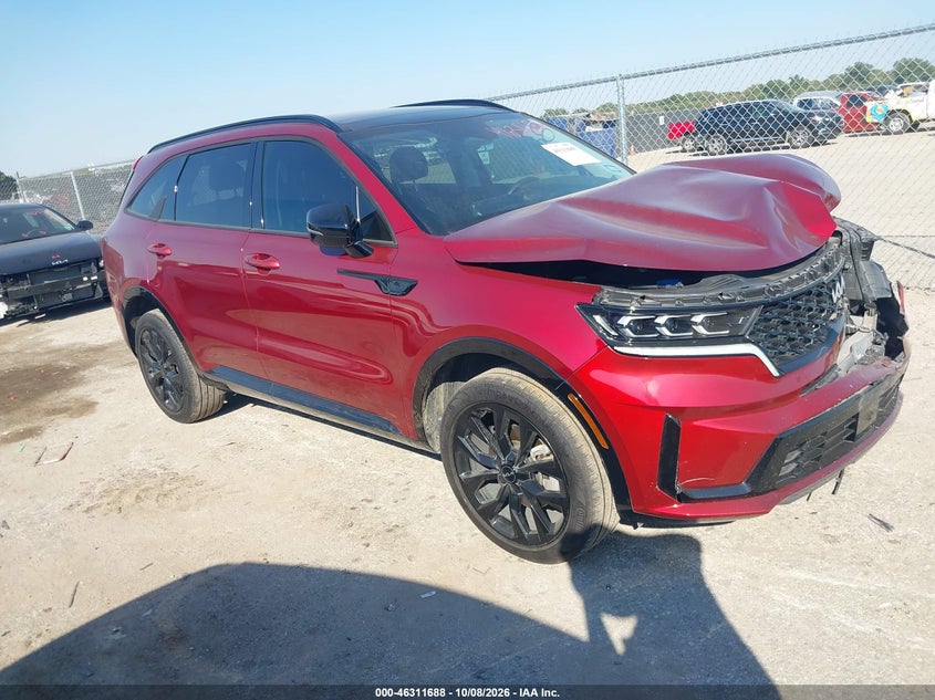 Vin: 5xyrkdlf3pg200478, lot: 46811888, kia sorento sx 20231