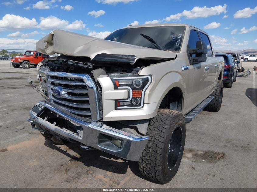 Vin: 1ftew1ef0hkd80836, lot: 46811975, ford f-150 king ranch/lariat/platinum/xl/xlt 20172