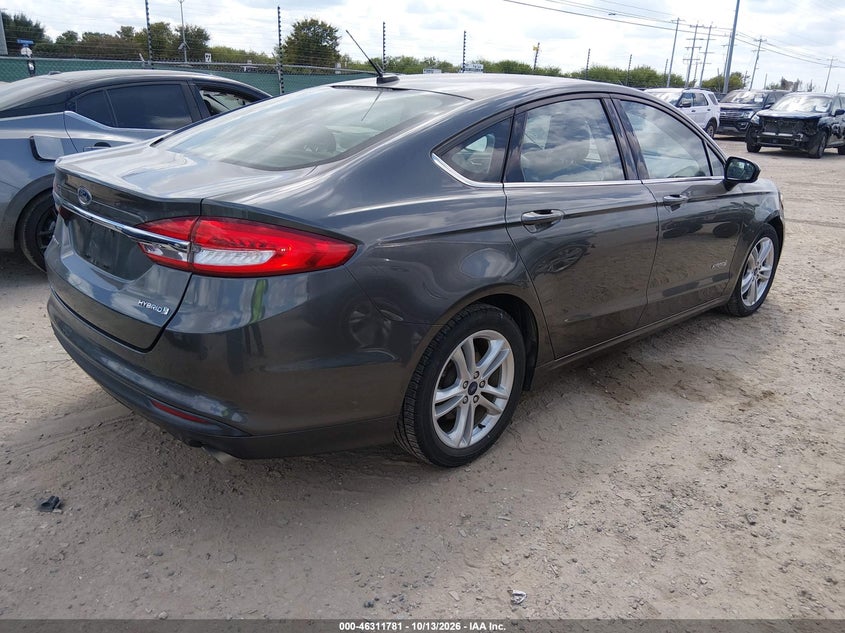 Vin: 3fa6p0uu1jr211394, lot: 46811981, ford fusion hybrid s 20184