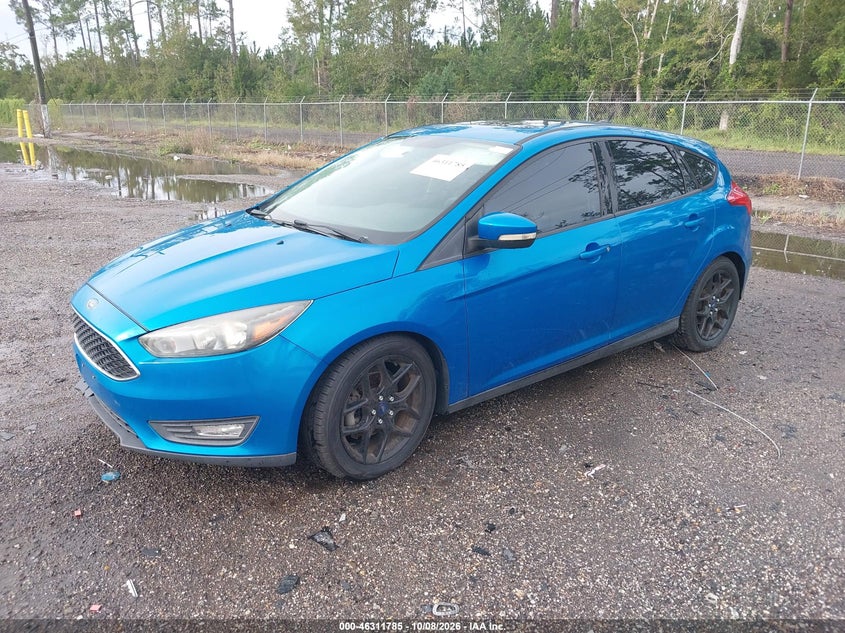 Vin: 1fadp3k24gl376177, lot: 46811985, ford focus se 20162