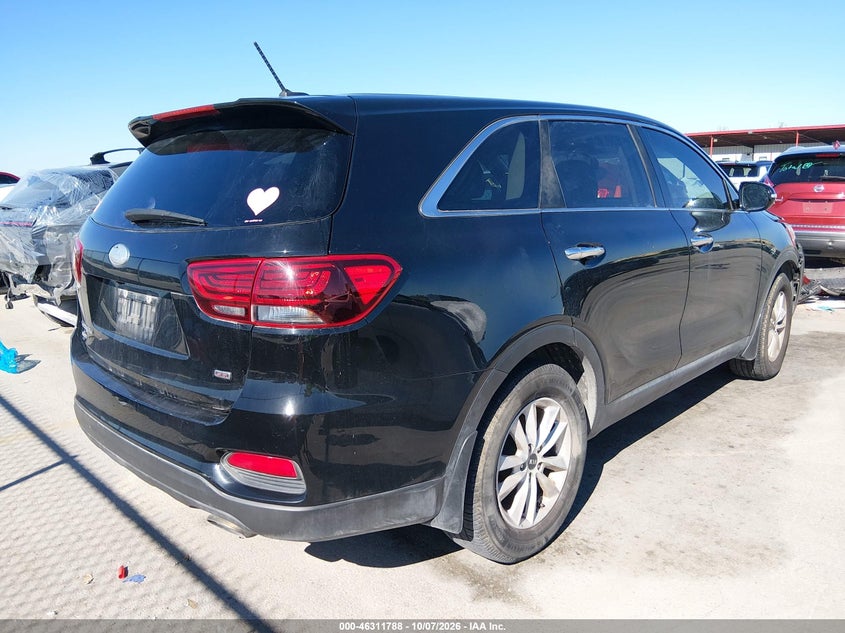 Vin: 5xypg4a33kg580142, lot: 46811988, kia sorento 2.4l l 20194
