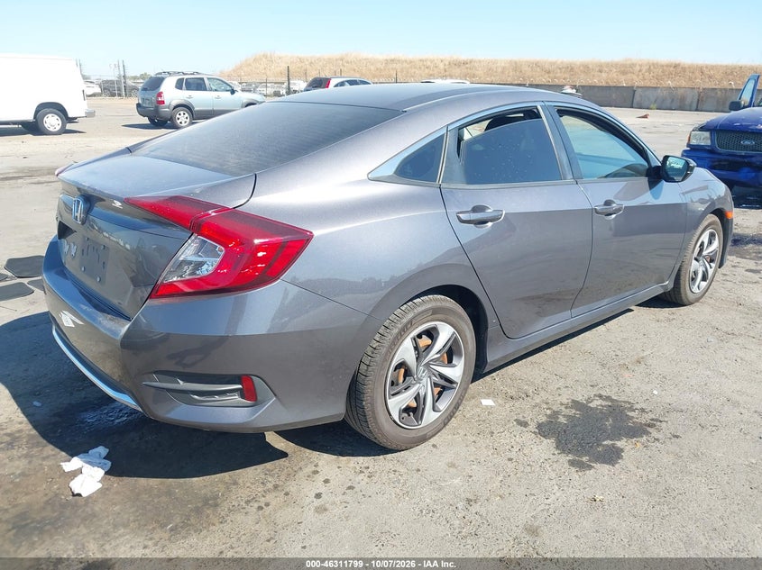 Vin: 19xfc2f67ke049179, lot: 46811999, honda civic lx 20194