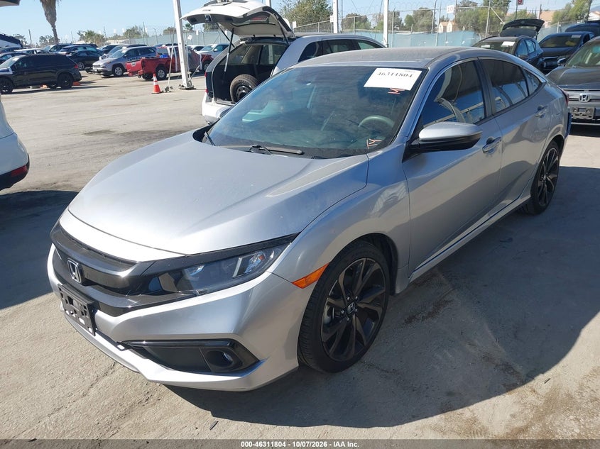 Vin: 2hgfc2f83lh581358, lot: 46812003, honda civic sport 20202