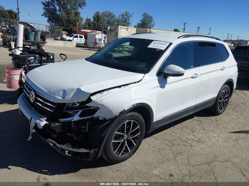 Vin: 3vv3b7ax0mm098186, lot: 46812028, volkswagen tiguan 2.0t se/2.0t se r-line black/2.0t sel 20212
