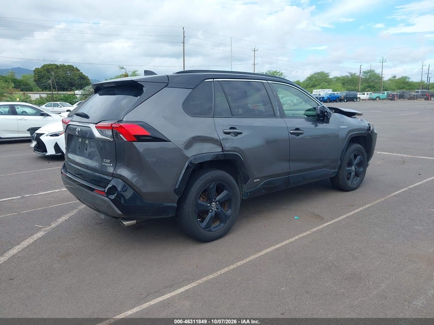 Vin: jtmewrfv5kj025968, lot: 46812049, toyota rav4 hybrid xse 20194