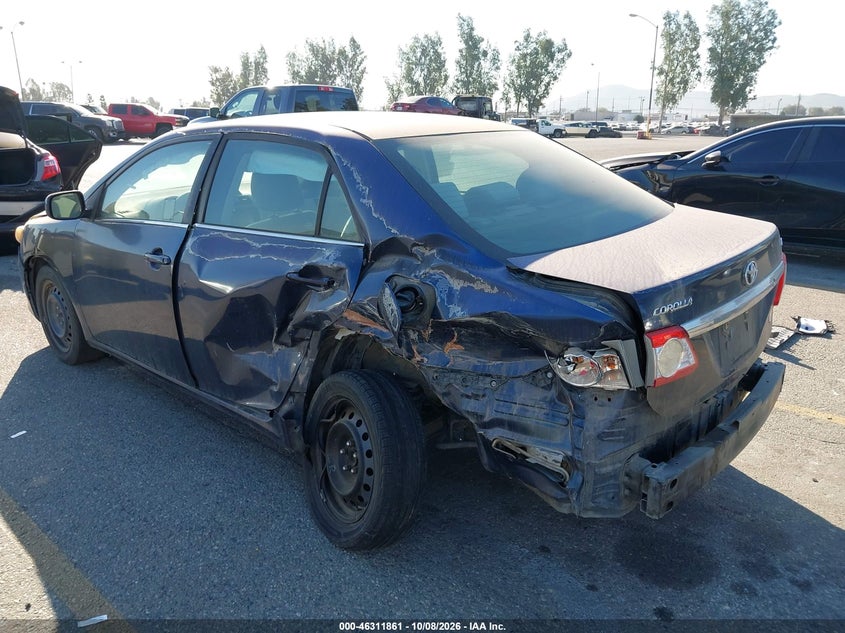Vin: 5yfbu4ee5dp185912, lot: 46812061, toyota corolla le 20133
