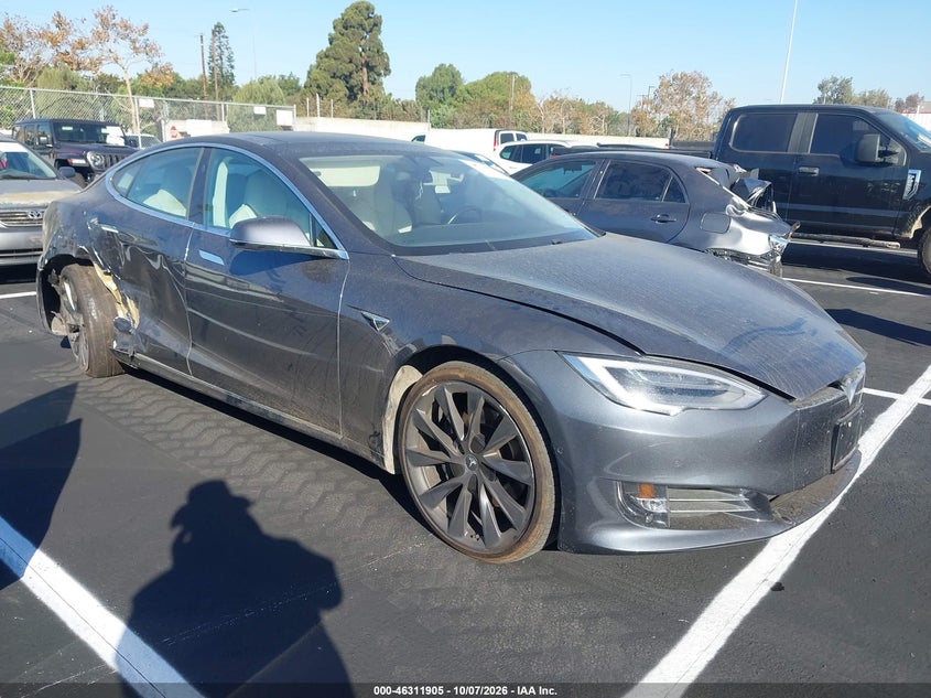 Vin: 5yjsa1e2xkf305788, lot: 46812105, tesla model s 100d/75d/long range/standard range 20191