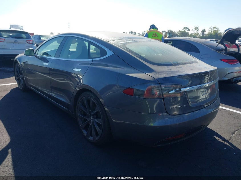 Vin: 5yjsa1e2xkf305788, lot: 46812105, tesla model s 100d/75d/long range/standard range 20193