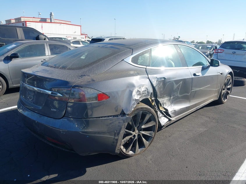 Vin: 5yjsa1e2xkf305788, lot: 46812105, tesla model s 100d/75d/long range/standard range 20194