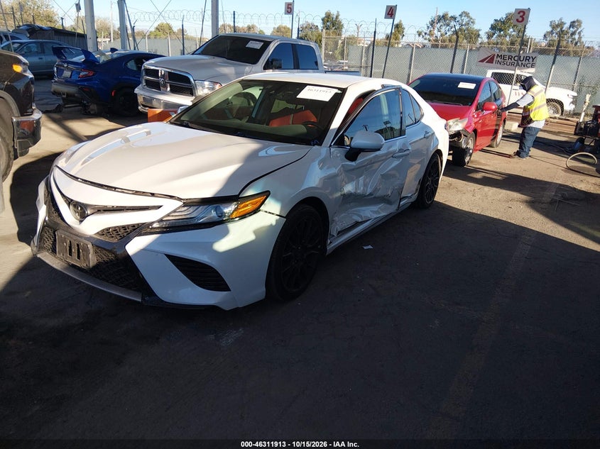 2019 Toyota Camry Xse, Left Side, IAAI, VIN 4T1B61HK8KU836519 — photo 2
