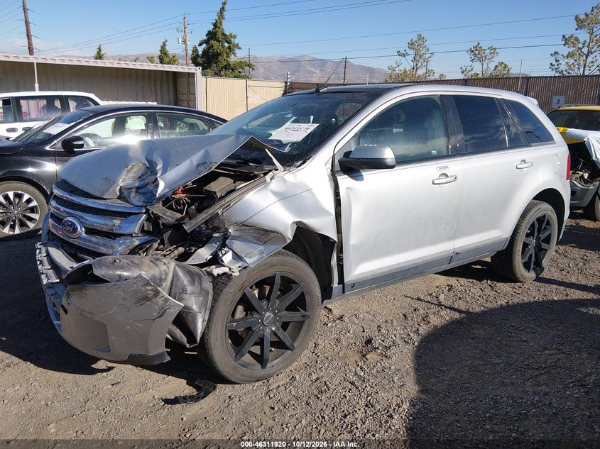 Vin: 2fmdk4jc9eba62607, lot: 46812120, ford edge sel 20142