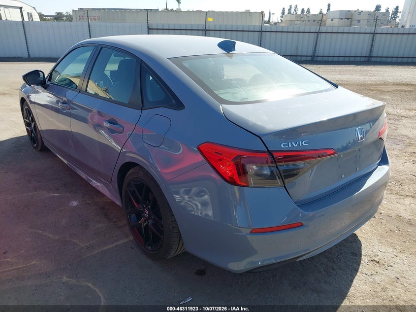 Vin: 2hgfe2f56rh525665, lot: 46812123, honda civic sport 20243