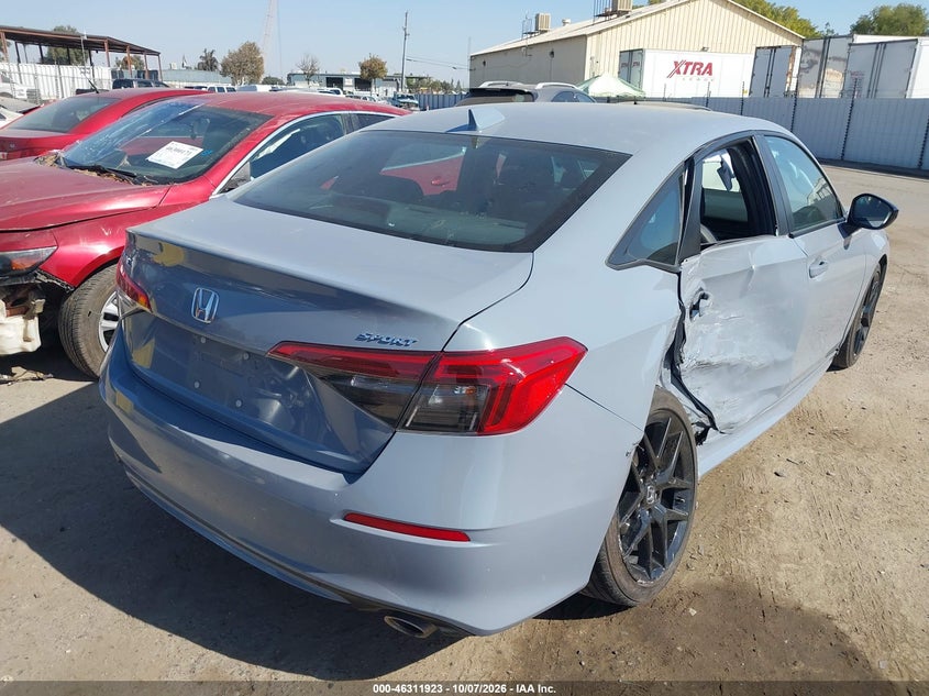 Vin: 2hgfe2f56rh525665, lot: 46812123, honda civic sport 20244