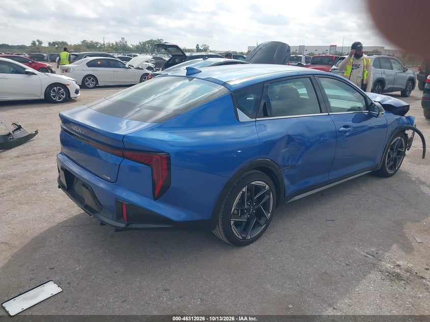 Vin: 3kpfw4dexse044197, lot: 46812226, kia k4 gt-line 20254